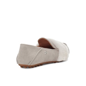 UGG 2021春季新款女士单鞋茸茸经典加州乐福鞋豆豆鞋1117930TS SEL  灰色 37